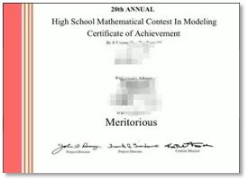 20届HiMCM一等奖(Meritorious,前26%) 20届HiMCM一等奖(Meritorious,前26%)
